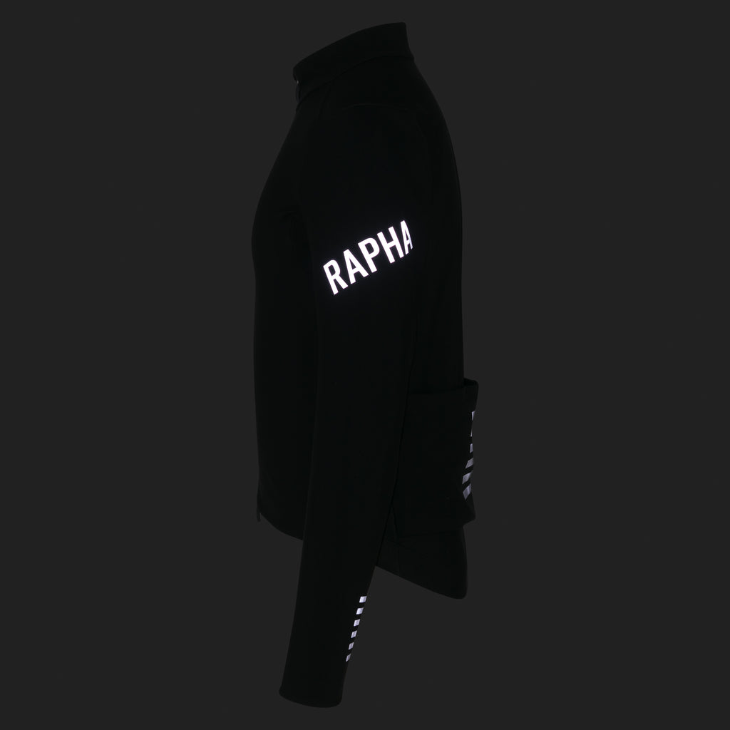 Men's Pro Team Shadow Winter Jacket - Black/Silver Reflective