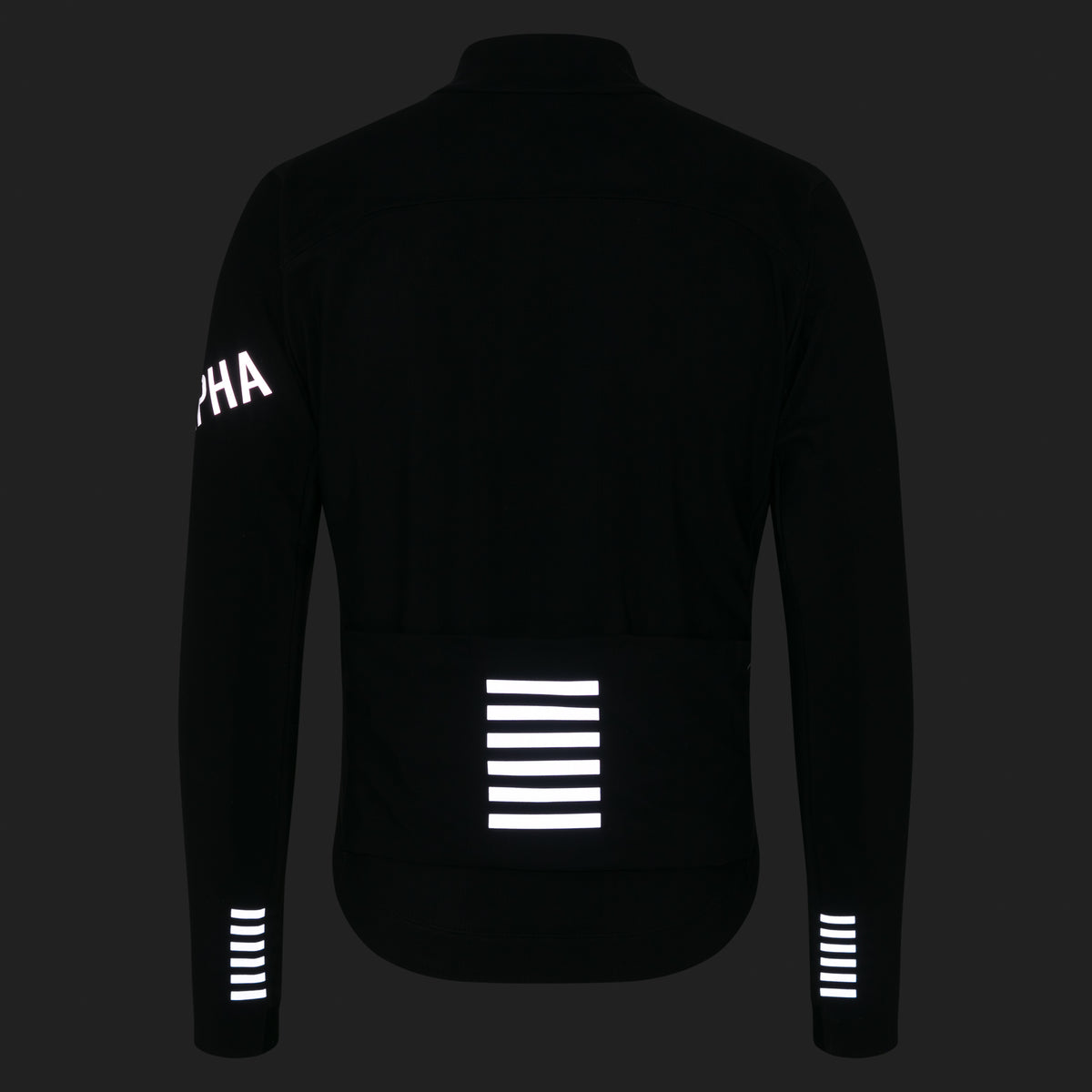 Men's Pro Team Shadow Winter Jacket - Black/Silver Reflective