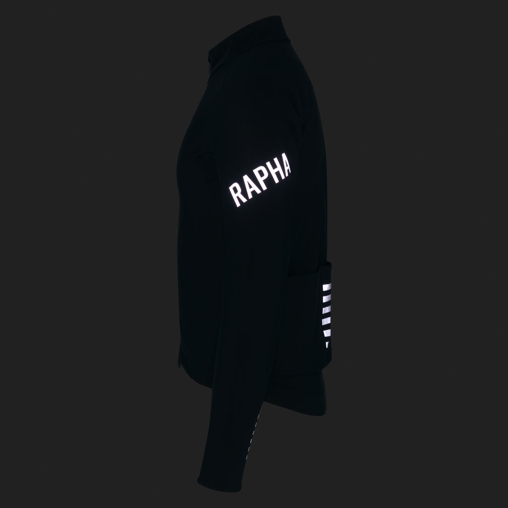 Men's Pro Team Shadow Winter Jacket - Carbon/Silver Reflective