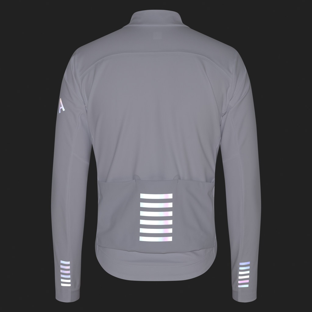 Men's Pro Team Shadow Winter Jacket - White/Rainbow Reflective