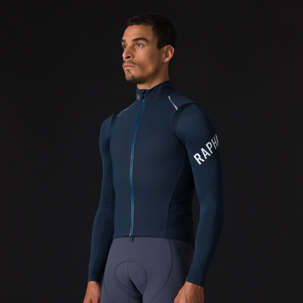 Men's Pro Team Shadow Gilet - Carbon/Silver Reflective