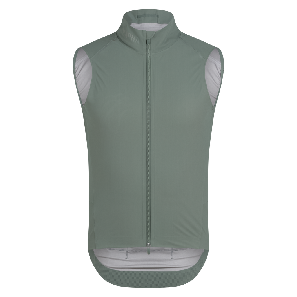 Men's Pro Team Shadow Gilet - Laurel/Rainbow Reflective