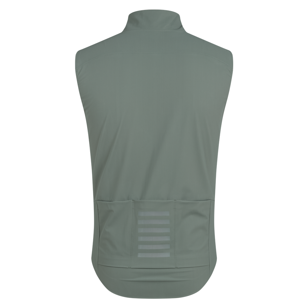 Men's Pro Team Shadow Gilet - Laurel/Rainbow Reflective