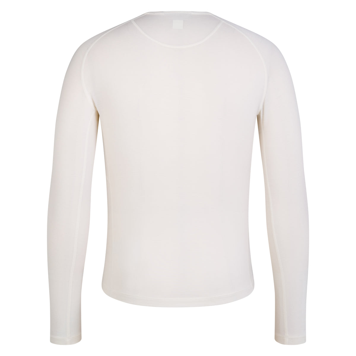 Men's Merino Base Layer - Long Sleeve - Cream/White