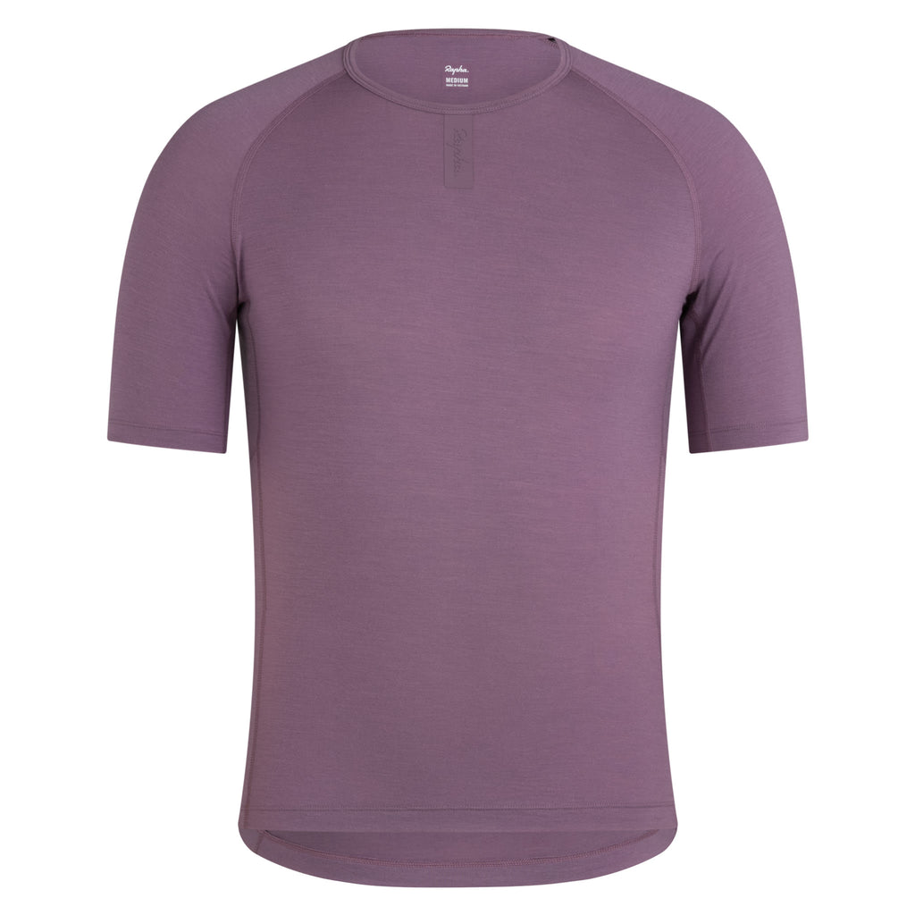 Men's Merino Base Layer - Short Sleeve - Amethyst/Amethyst