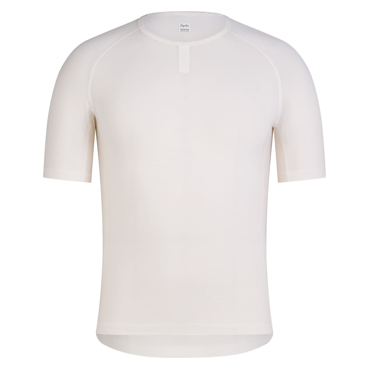 Men's Merino Base Layer - Short Sleeve - Cream/White