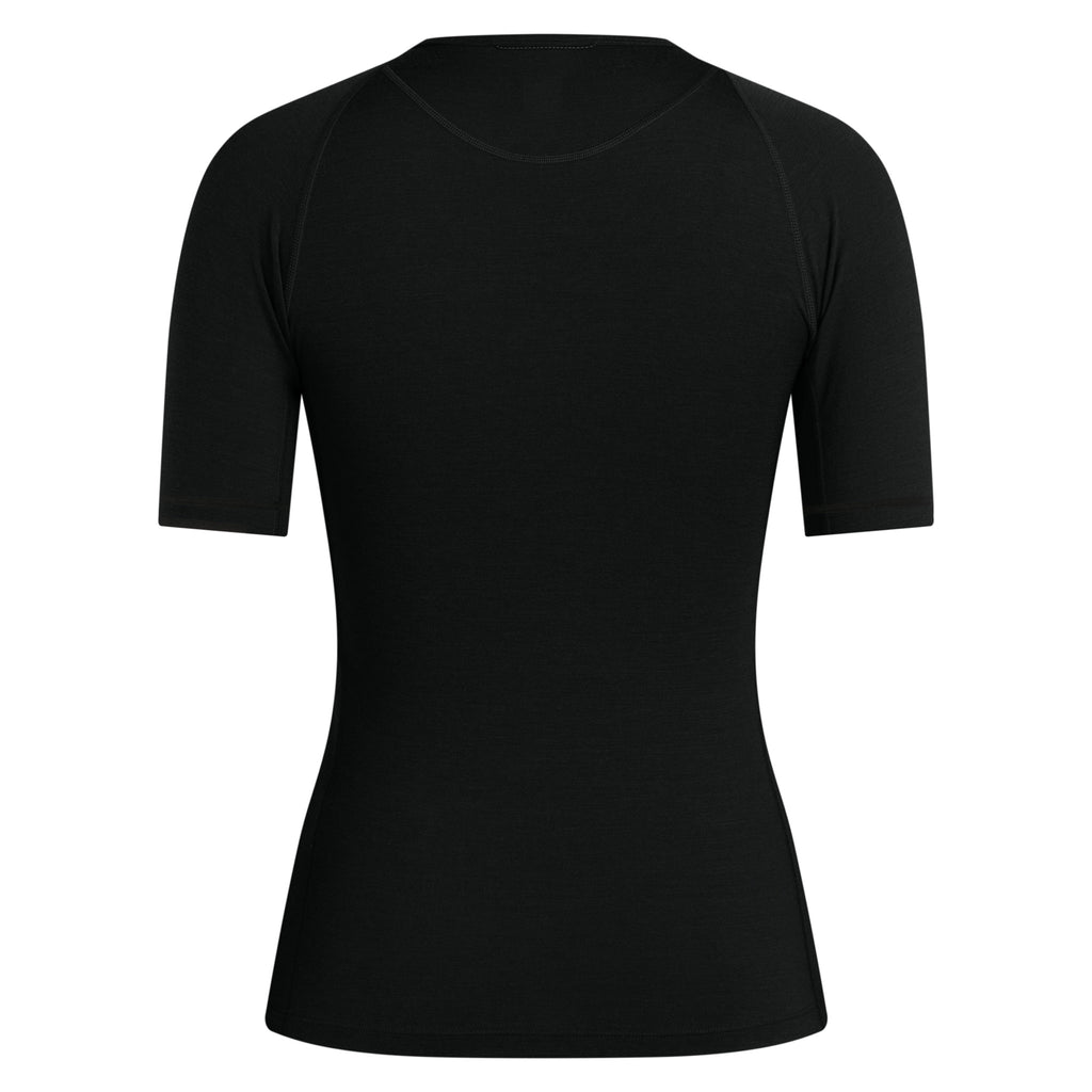 Women's Merino Base Layer - Short Sleeve - Black/Black
