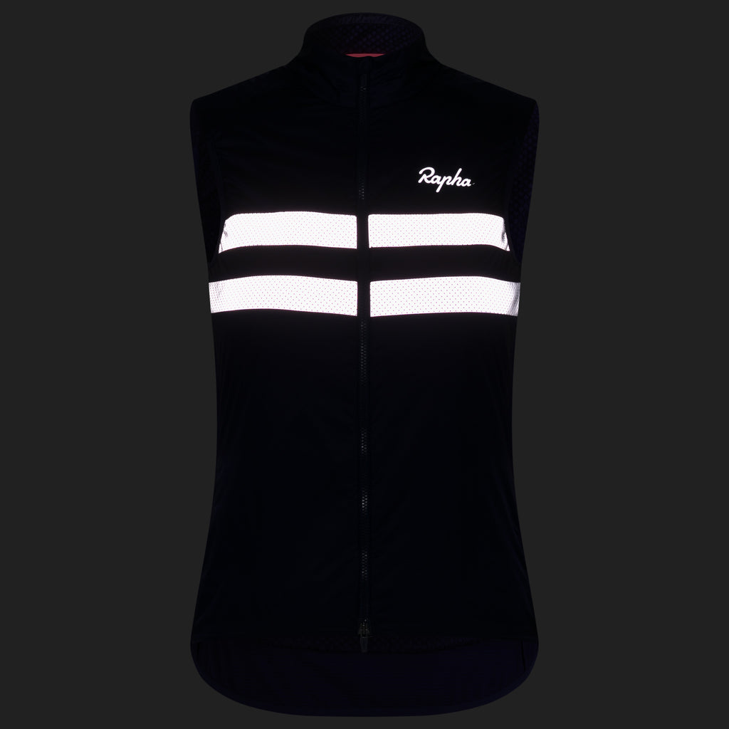 Women's Brevet Insulated Gilet - Navy Purple/Black