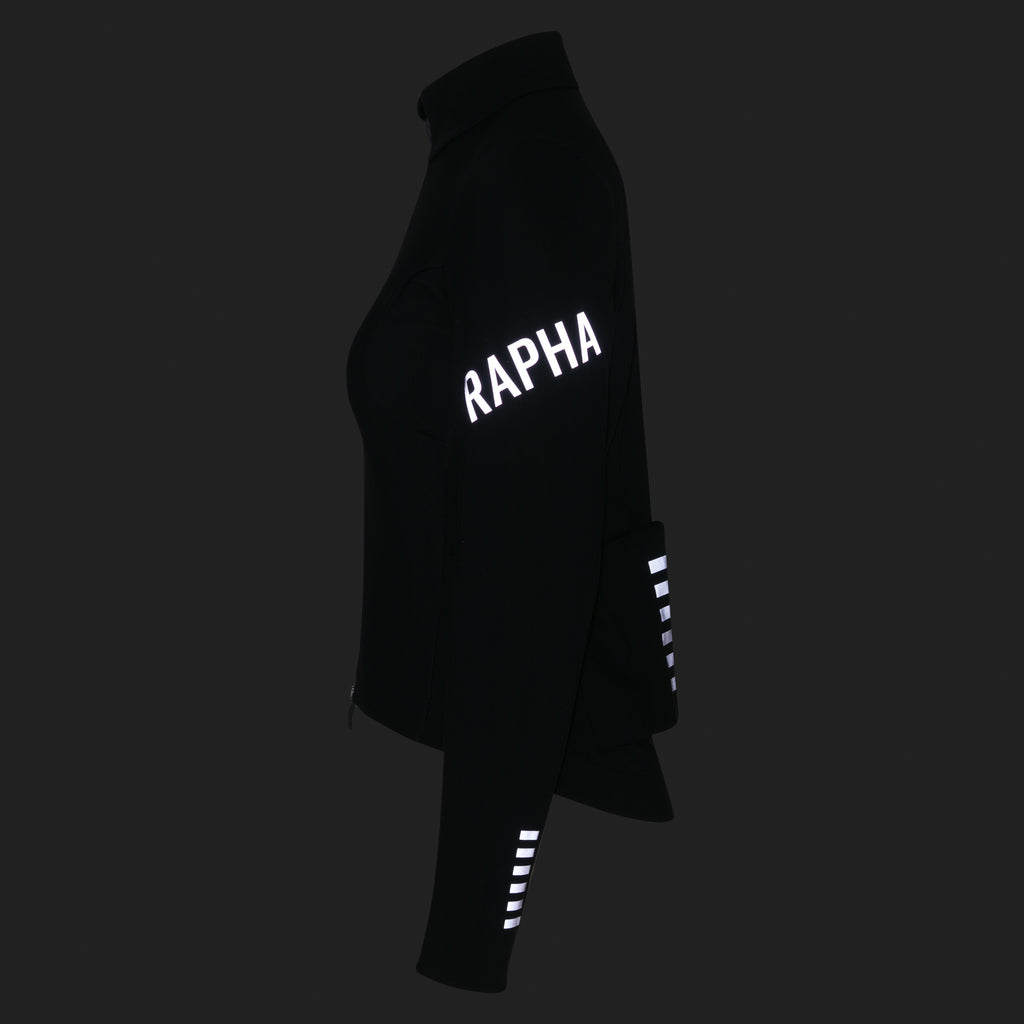 Women's Pro Team Shadow Winter Jacket - Black/Silver Reflective