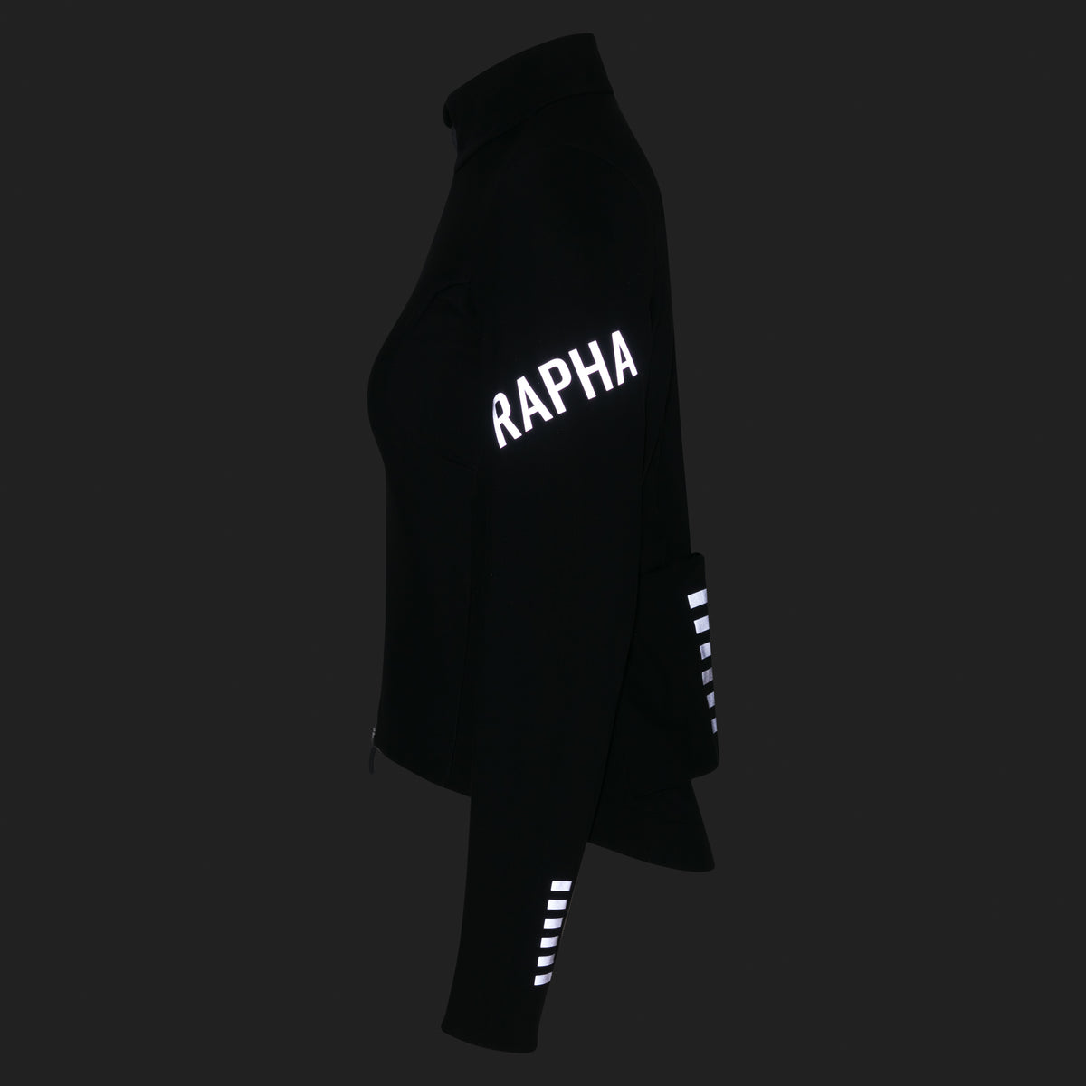 Women's Pro Team Shadow Winter Jacket - Black/Silver Reflective