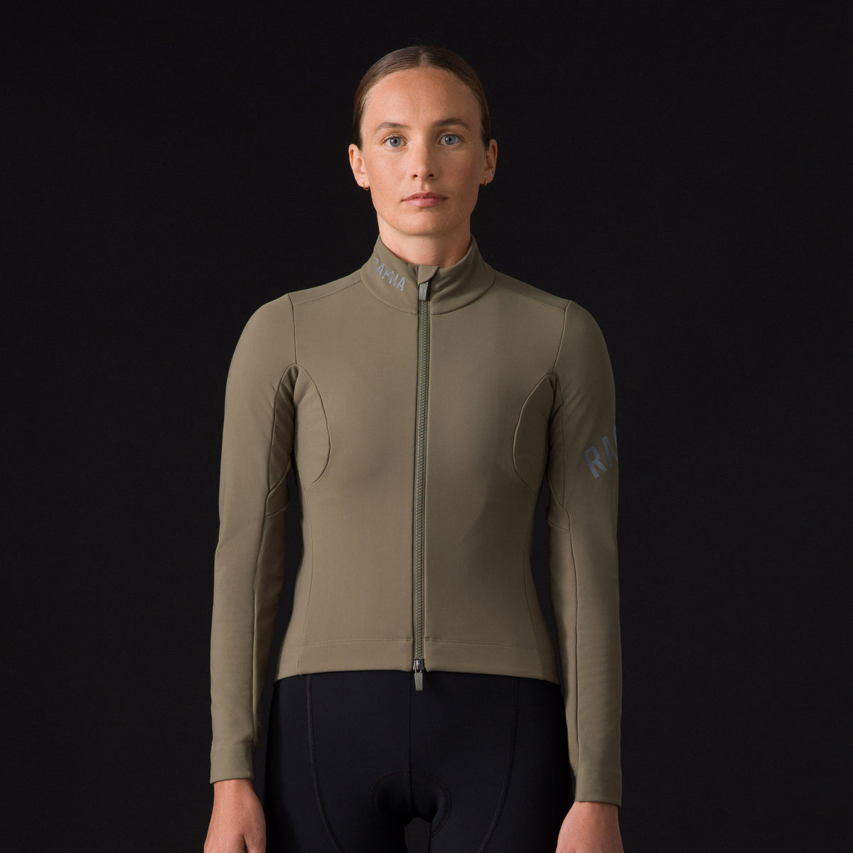 Women's Pro Team Shadow Winter Jacket - Moss Green/Silver Reflective