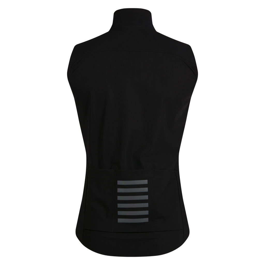 Women's Pro Team Shadow Gilet - Black/Silver Reflective