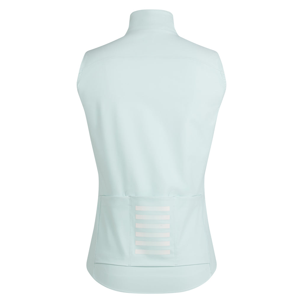 Women's Pro Team Shadow Gilet - Aqua/Silver Reflective