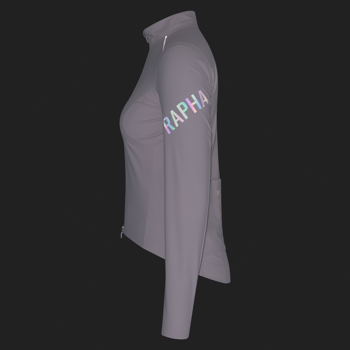 Women's Pro Team Long Sleeve Shadow Jersey - Blush/Rainbow Reflective