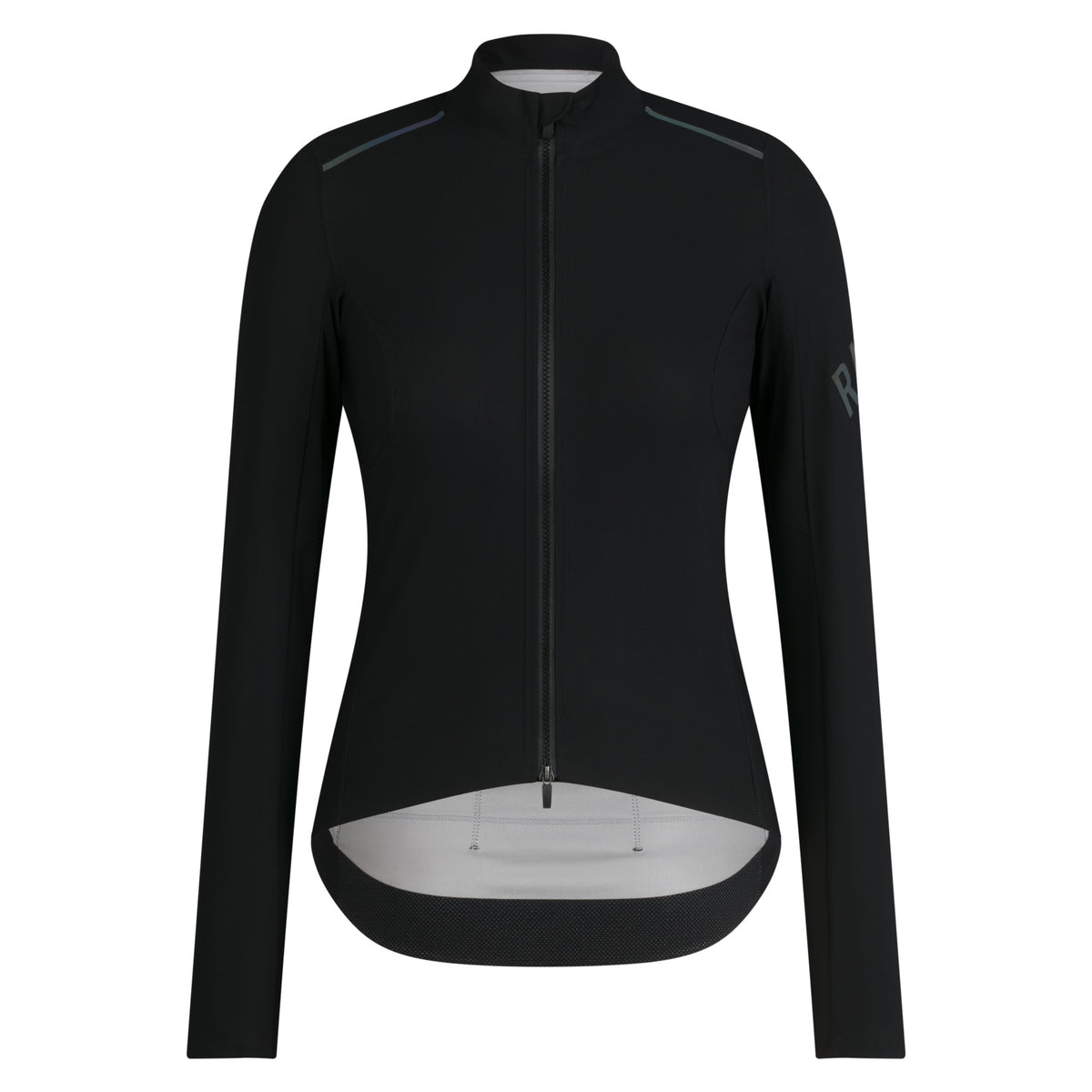 Women's Pro Team Long Sleeve Shadow Jersey - Black/Rainbow Reflective