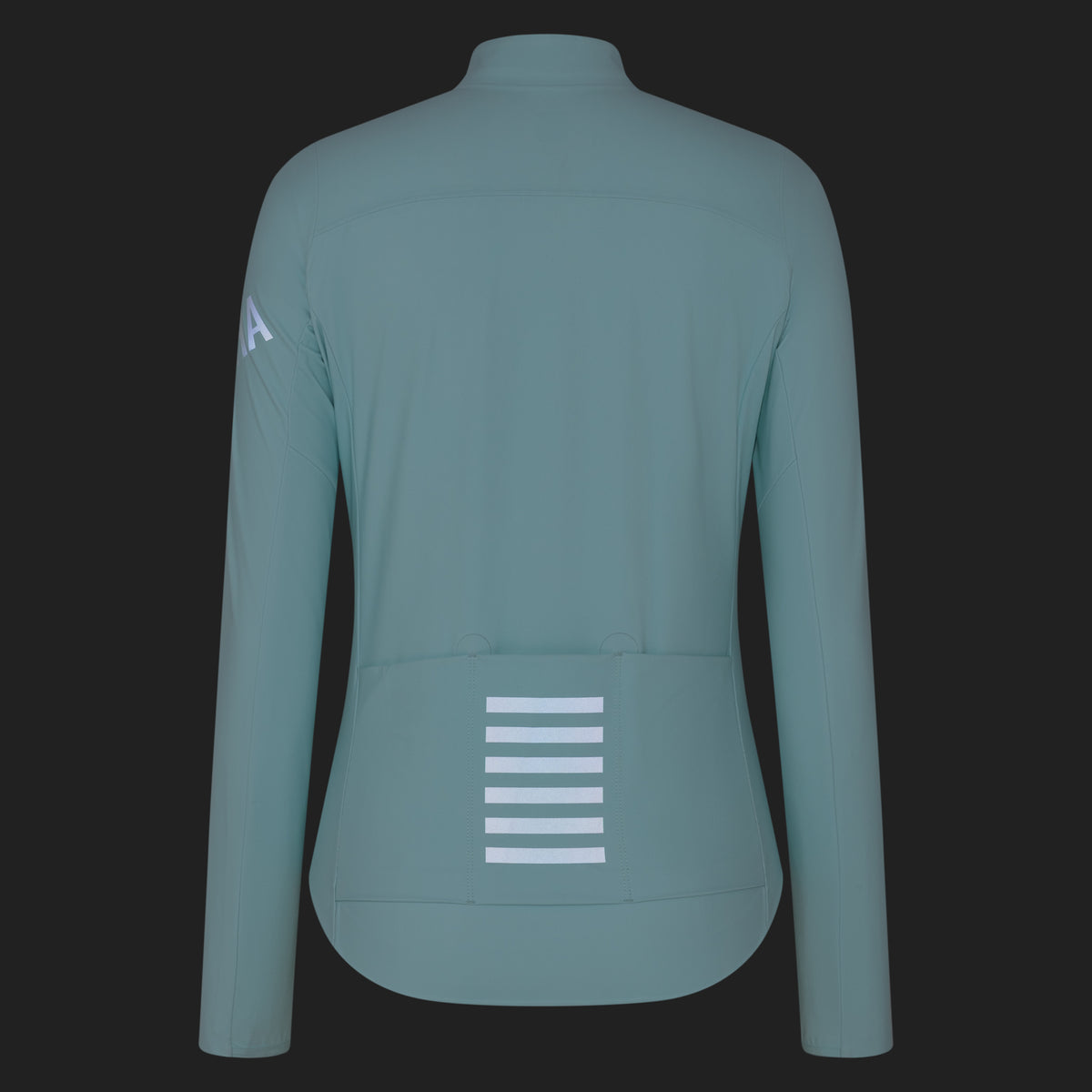 Women's Pro Team Long Sleeve Shadow Jersey - Aqua/White Reflective