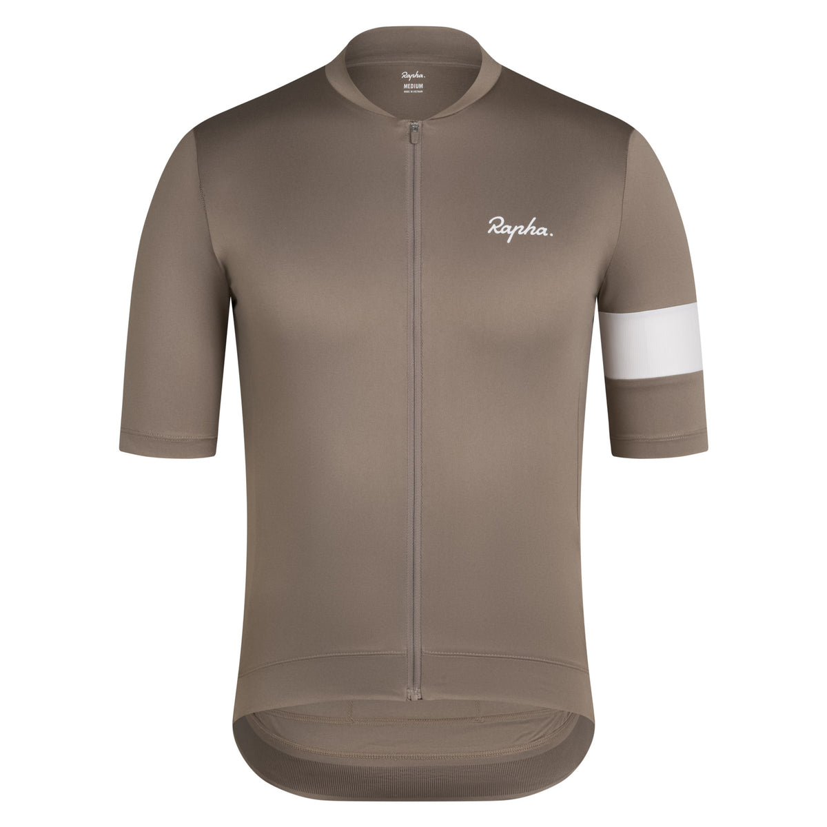 Men's Core Jersey - Dark Tan/White