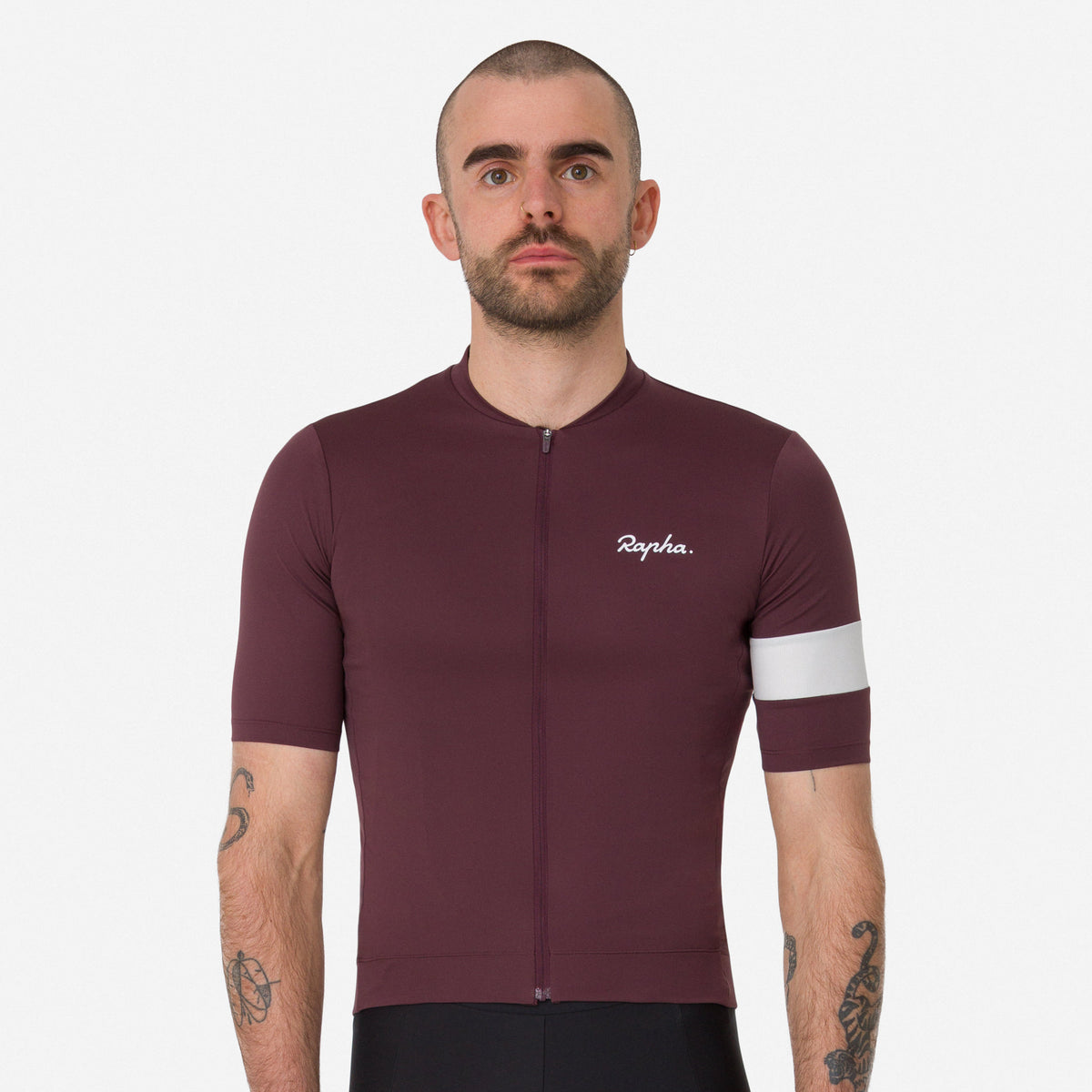 Men's Core Jersey - Mahogany/White