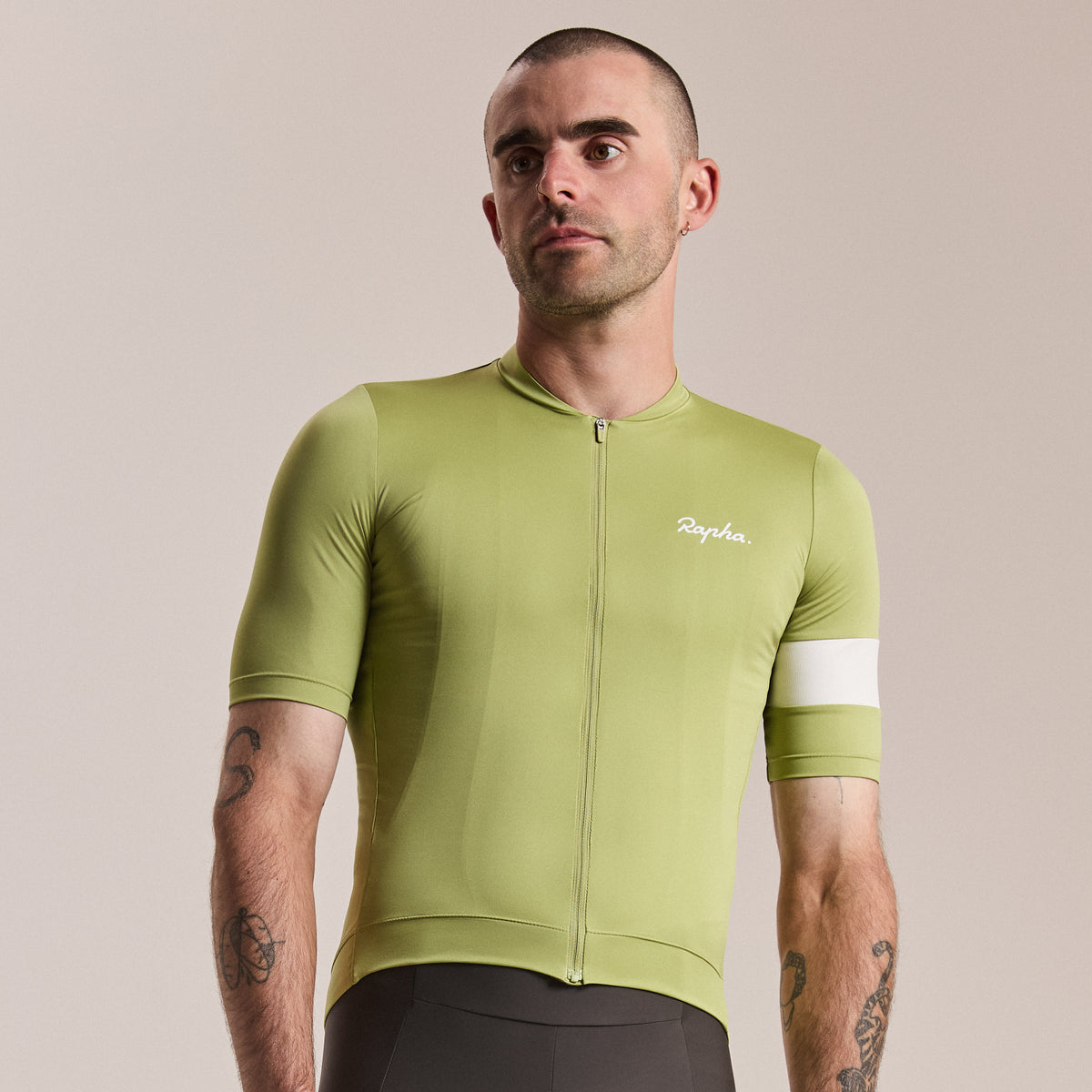 Men's Core Jersey - Fern/White