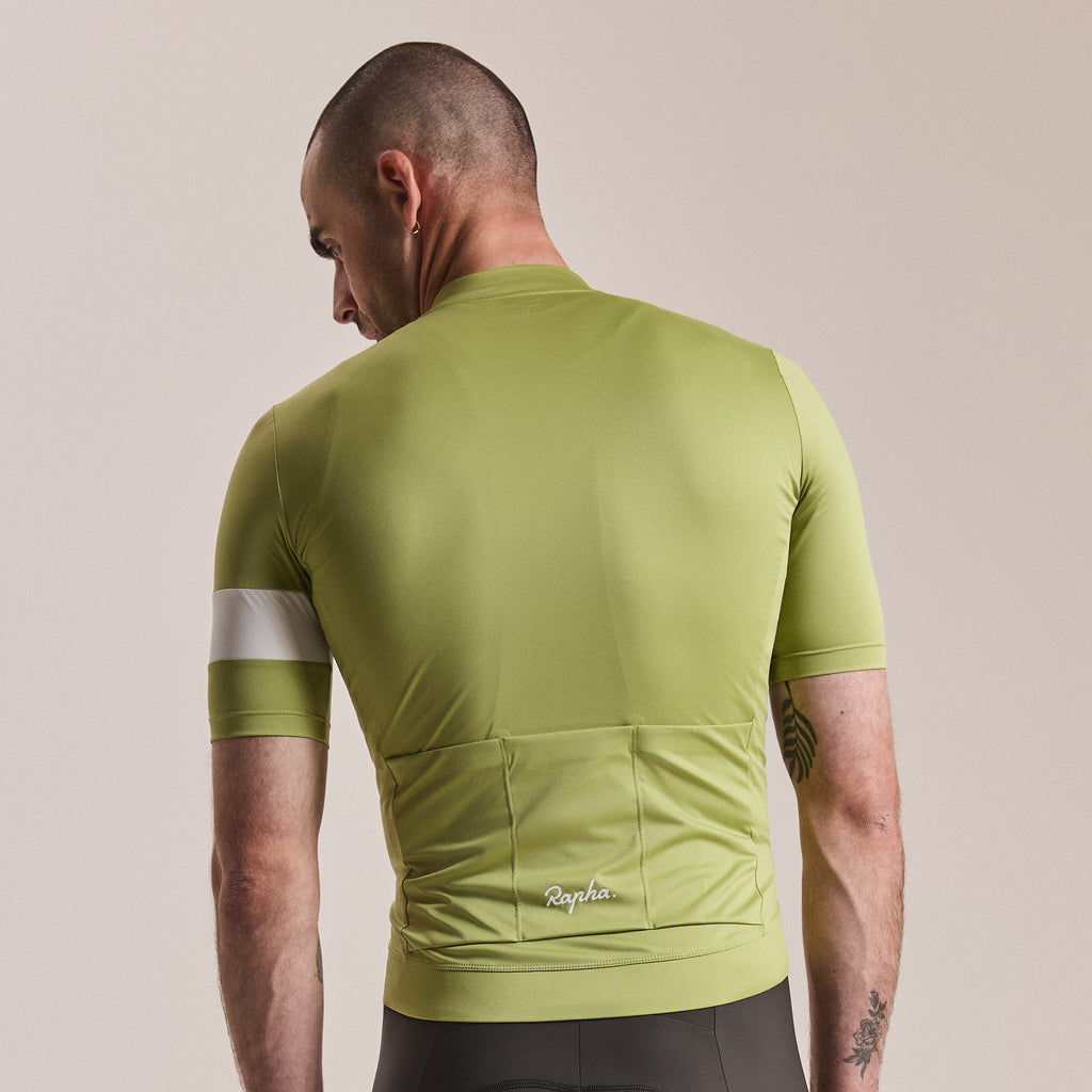 Men's Core Jersey - Fern/White