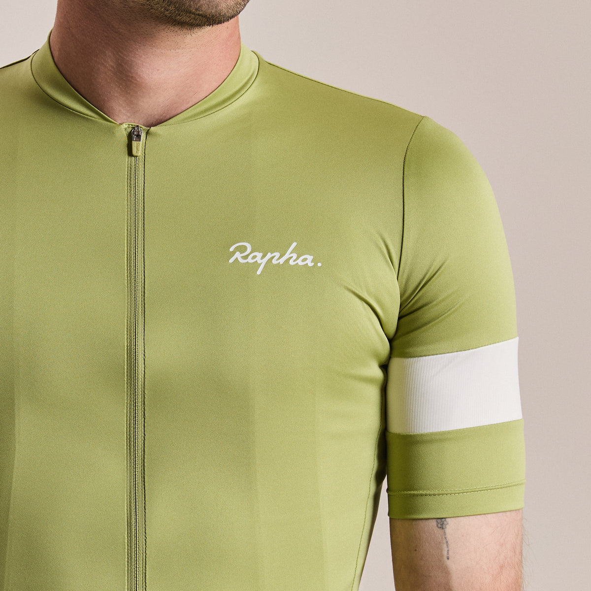 Men's Core Jersey - Fern/White