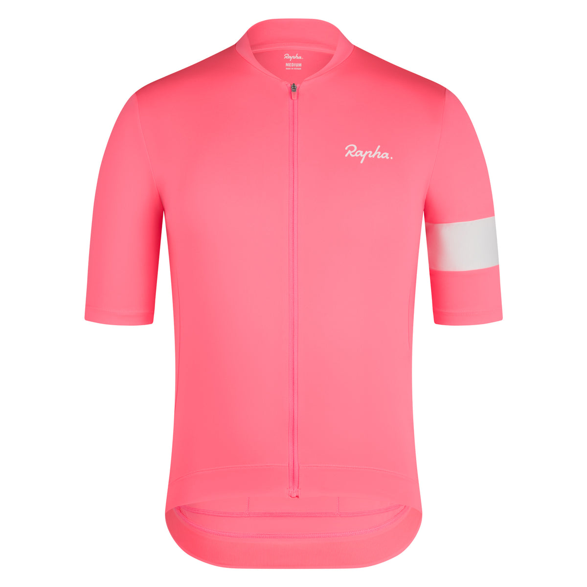 Men's Core Jersey - High-Vis Pink/White