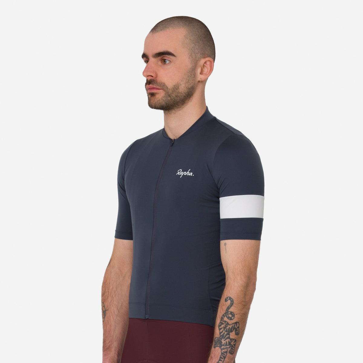 Men's Core Jersey - Dark Grey/White