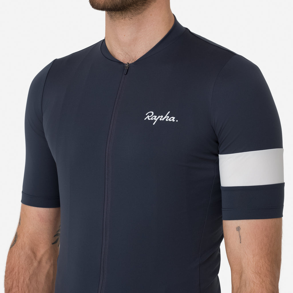 Men's Core Jersey - Dark Grey/White