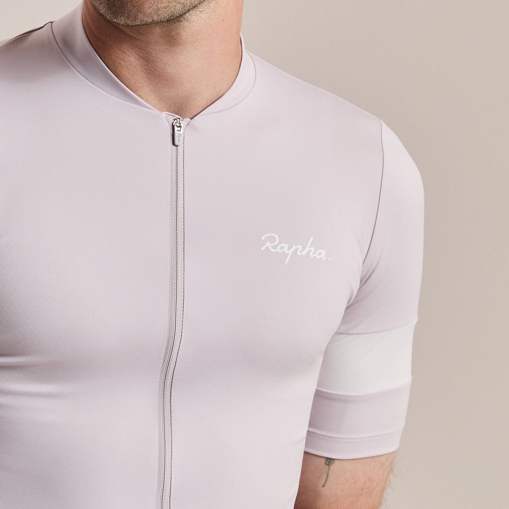 Men's Core Jersey - Pale Lilac/White