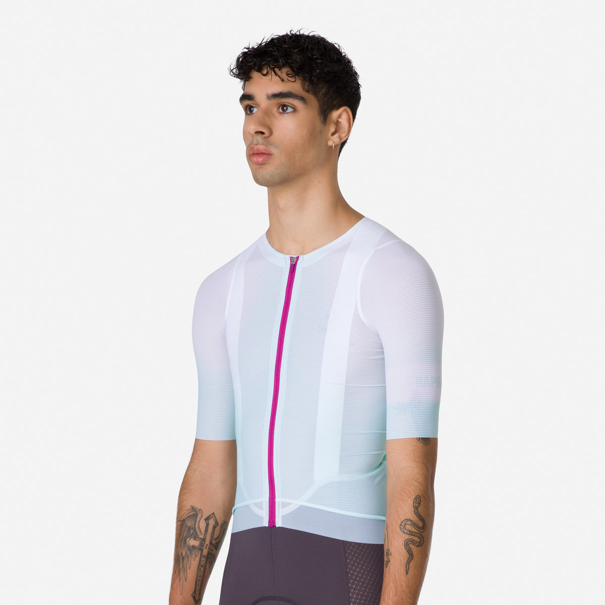 Men's Pro Team Ghost Jersey - Light Aqua/Rose Violet