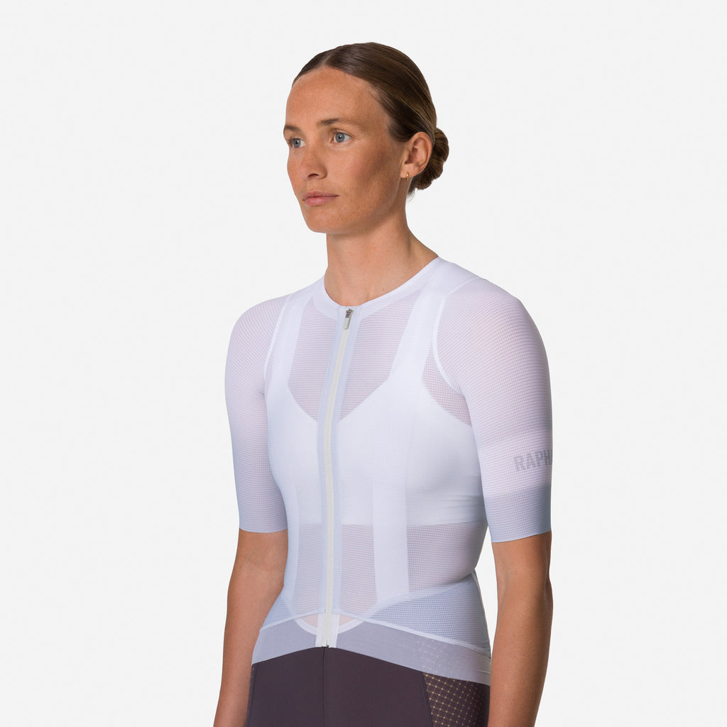 Women's Pro Team Ghost Jersey - Silver/White