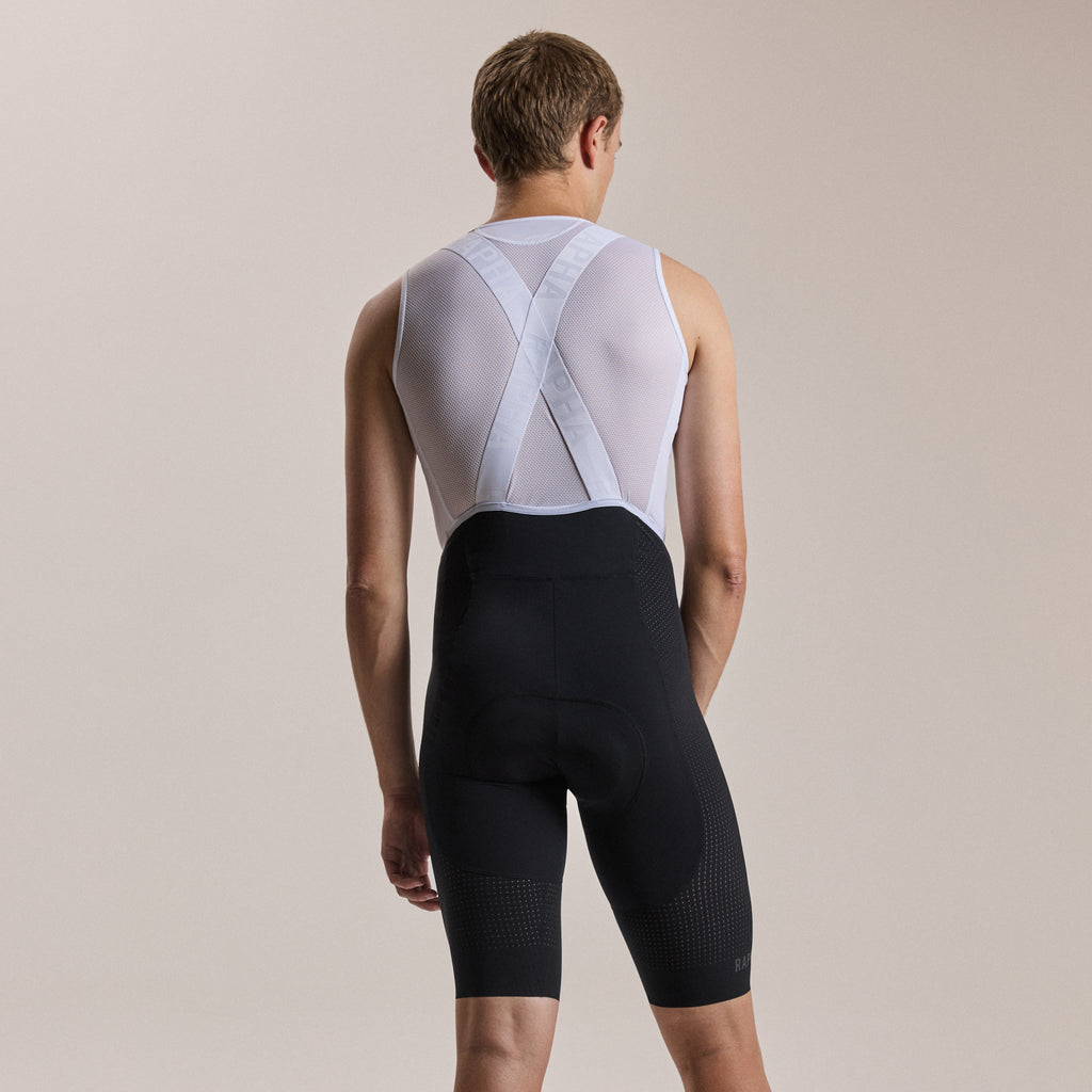 Men's Pro Team Ghost Bib Shorts - Long - Black/White
