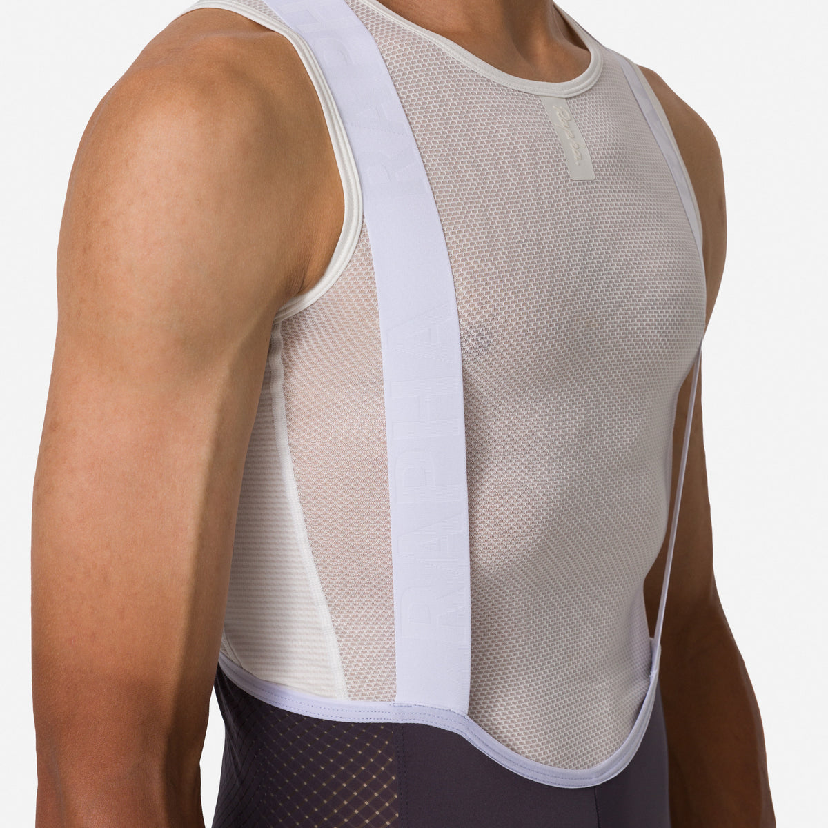 Men's Pro Team Ghost Bib Shorts - Long - Iron Grey/White