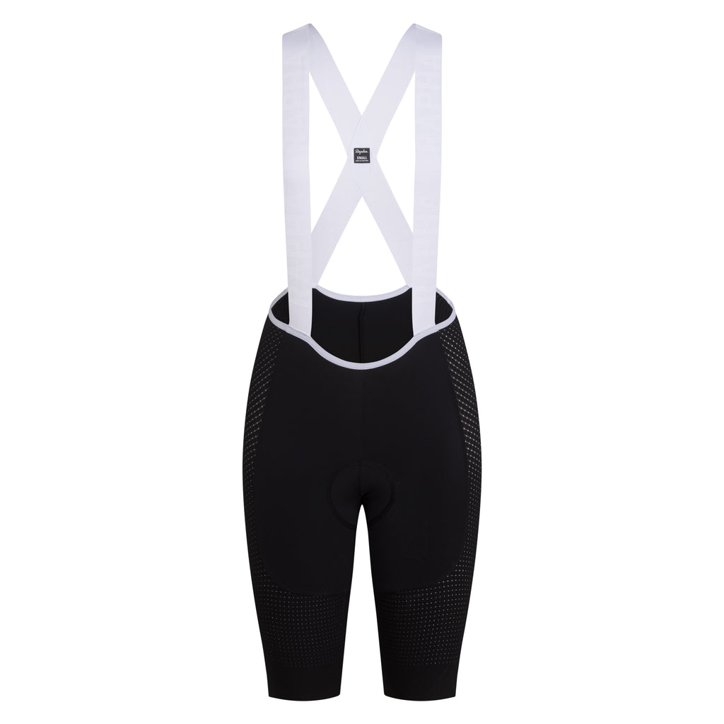 Women's Pro Team Ghost Bib Shorts - Long - Black/White