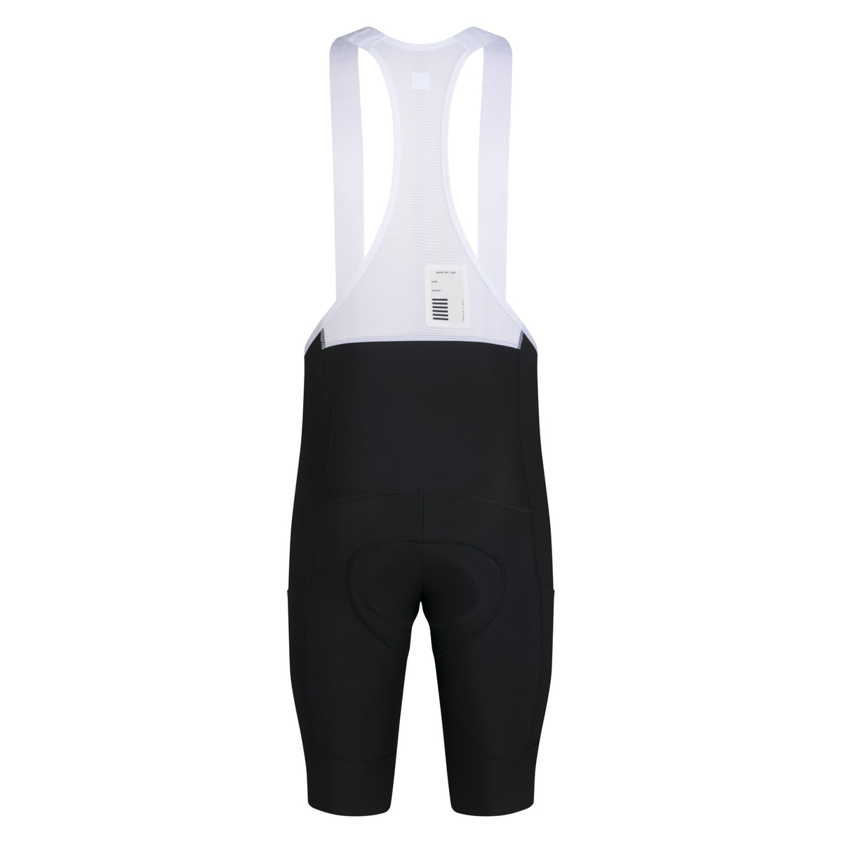 Men's Pro Team Cargo Bib Shorts - Regular - Black/White