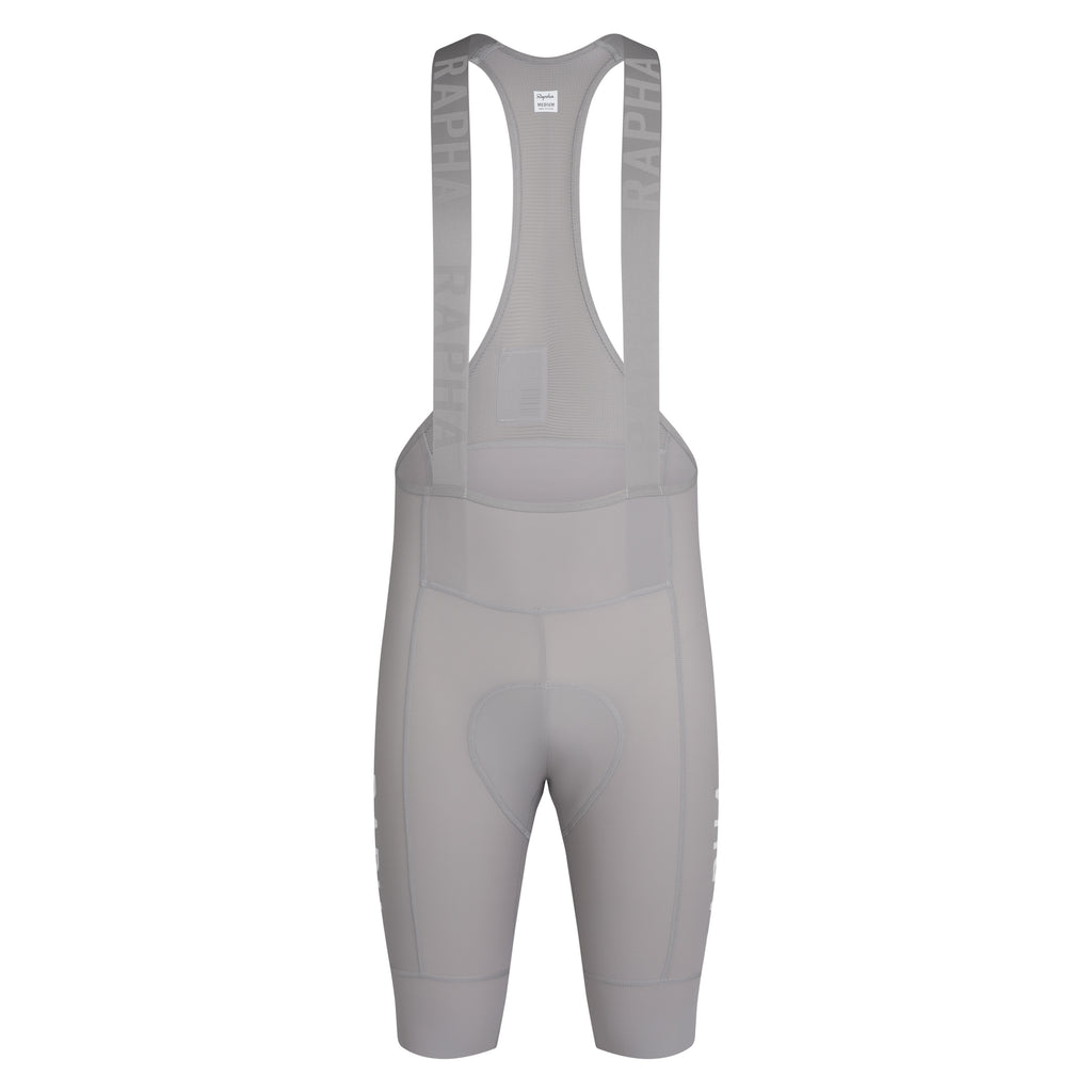 Men's Pro Team Training Bib Shorts II - Regular - Smoky Silver/Smoky Silver
