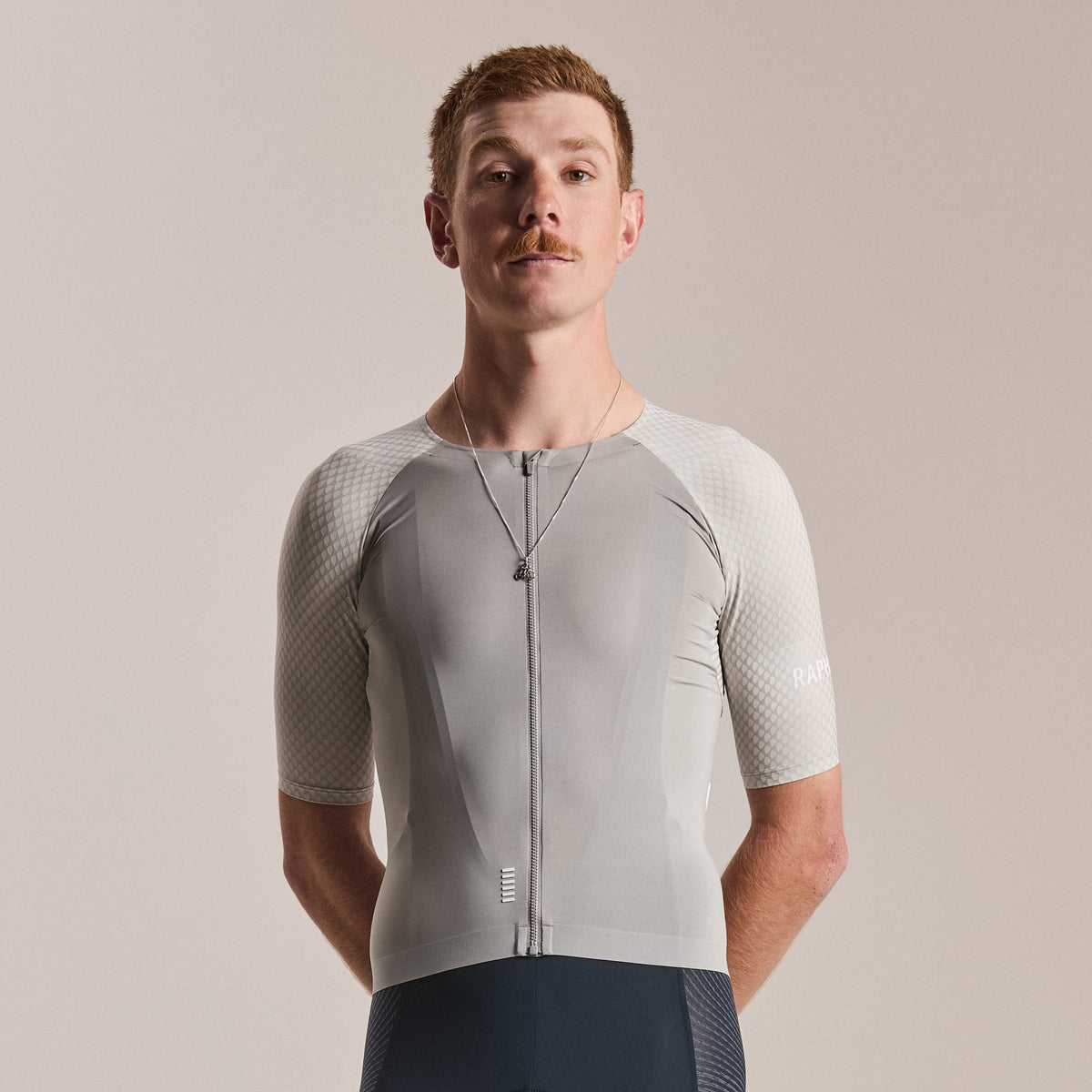 Men's Pro Team Aero Jersey IV - Smoky Silver/White