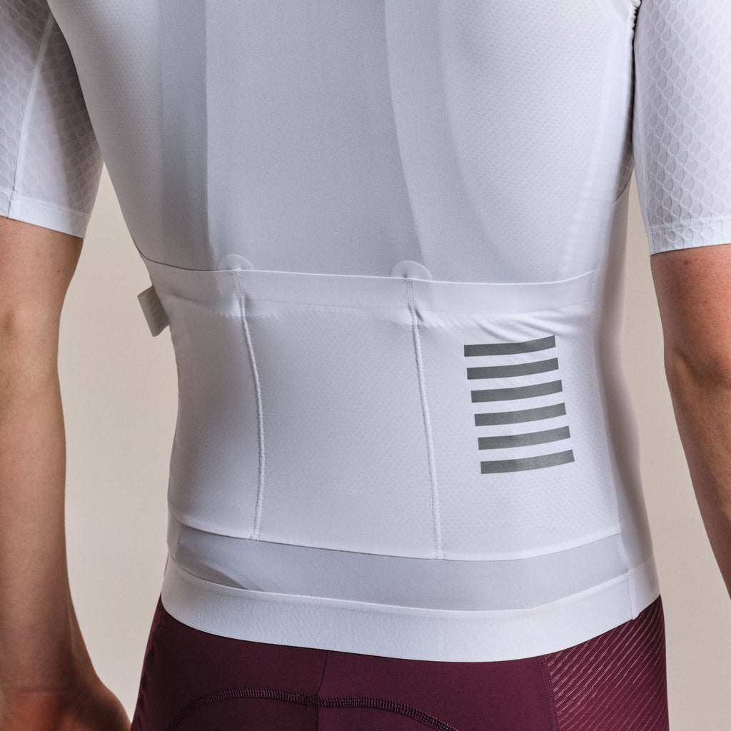 Men's Pro Team Aero Jersey IV - White/White