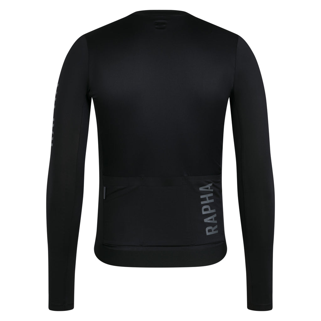 Men's Pro Team Long Sleeve Lightweight Jersey III - Black/Dark Grey