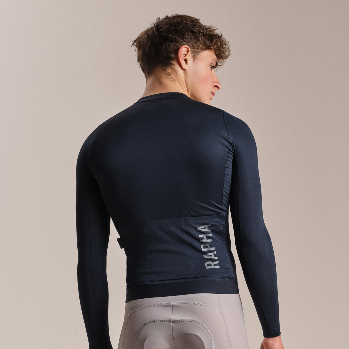 Men's Pro Team Long Sleeve Lightweight Jersey III - Carbon/Dark Grey