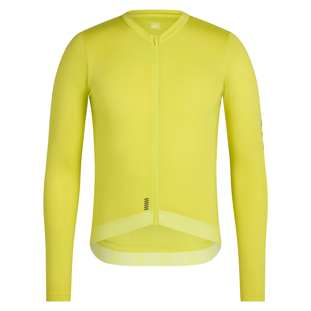 Men's Pro Team Long Sleeve Lightweight Jersey III - Chartreuse/Black