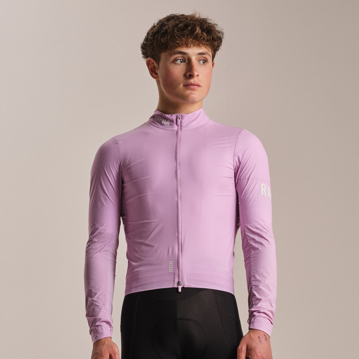 Men's Pro Team Lightweight Wind Jacket II - Quartz/White
