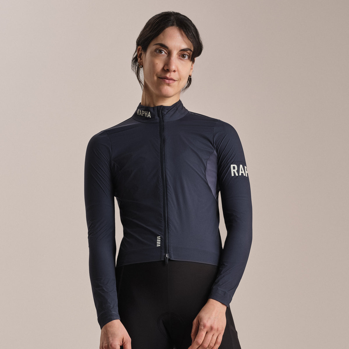 Women's Pro Team Lightweight Wind Jacket II - Carbon/White