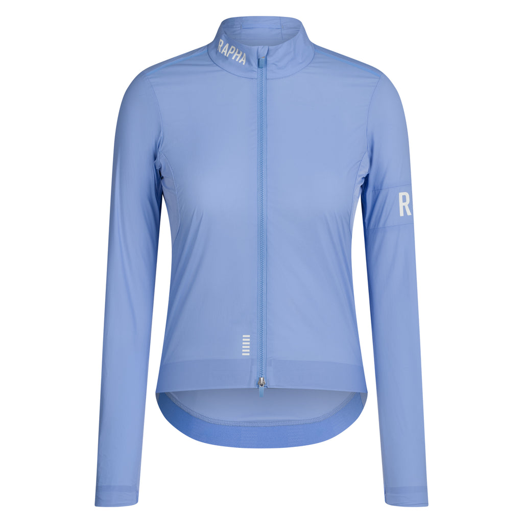 Women's Pro Team Lightweight Wind Jacket II - Bluebell/White