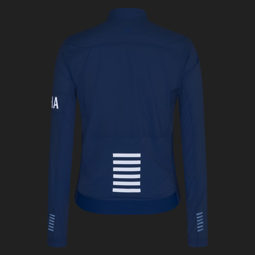 Women's Pro Team Lightweight Wind Jacket II - Bluebell/White