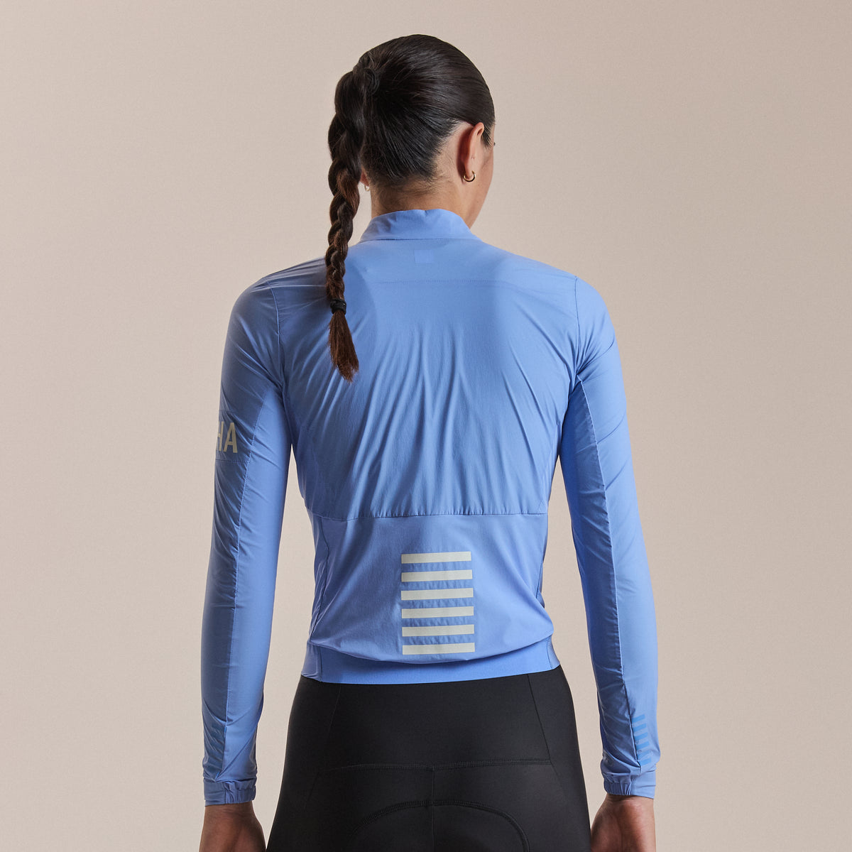 Women's Pro Team Lightweight Wind Jacket II - Bluebell/White