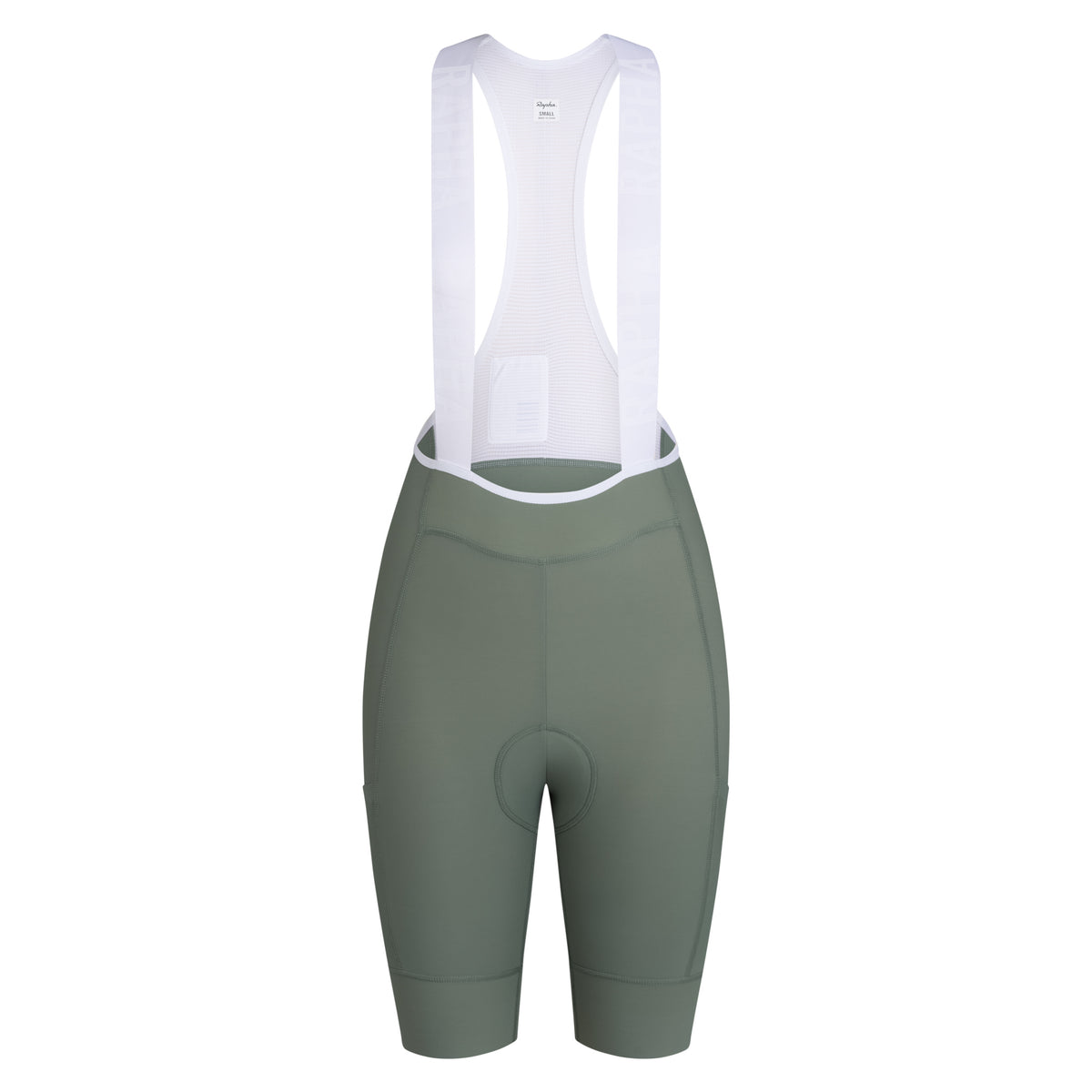 Women's Pro Team Cargo Bib Shorts - Regular - Laurel/White