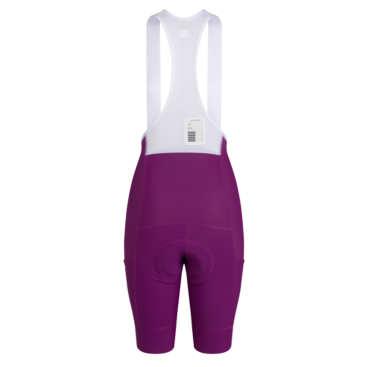 Women's Pro Team Cargo Bib Shorts - Regular - Deep Magenta/White