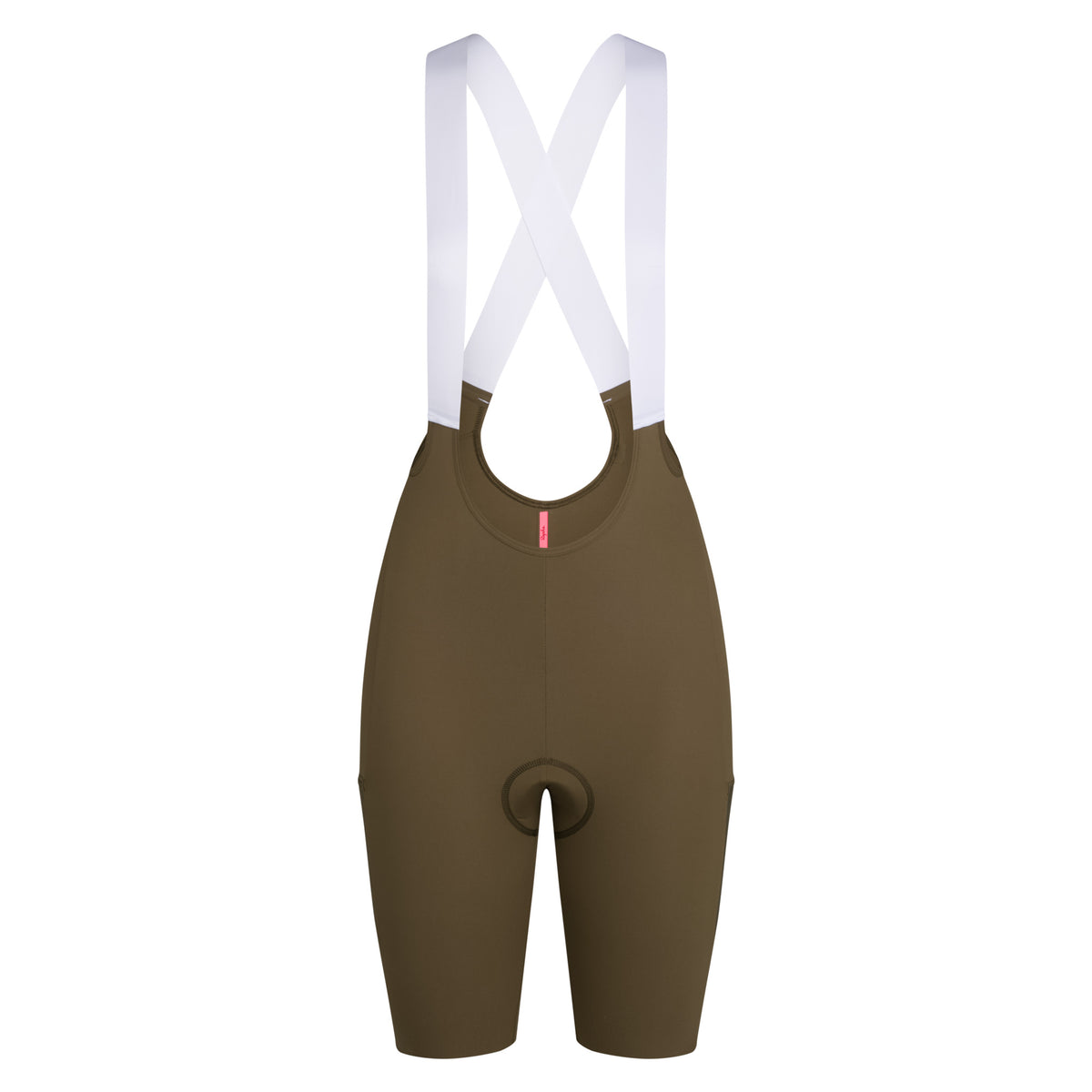 Women's Brevet Cargo Bib Shorts III - Dark Olive/White