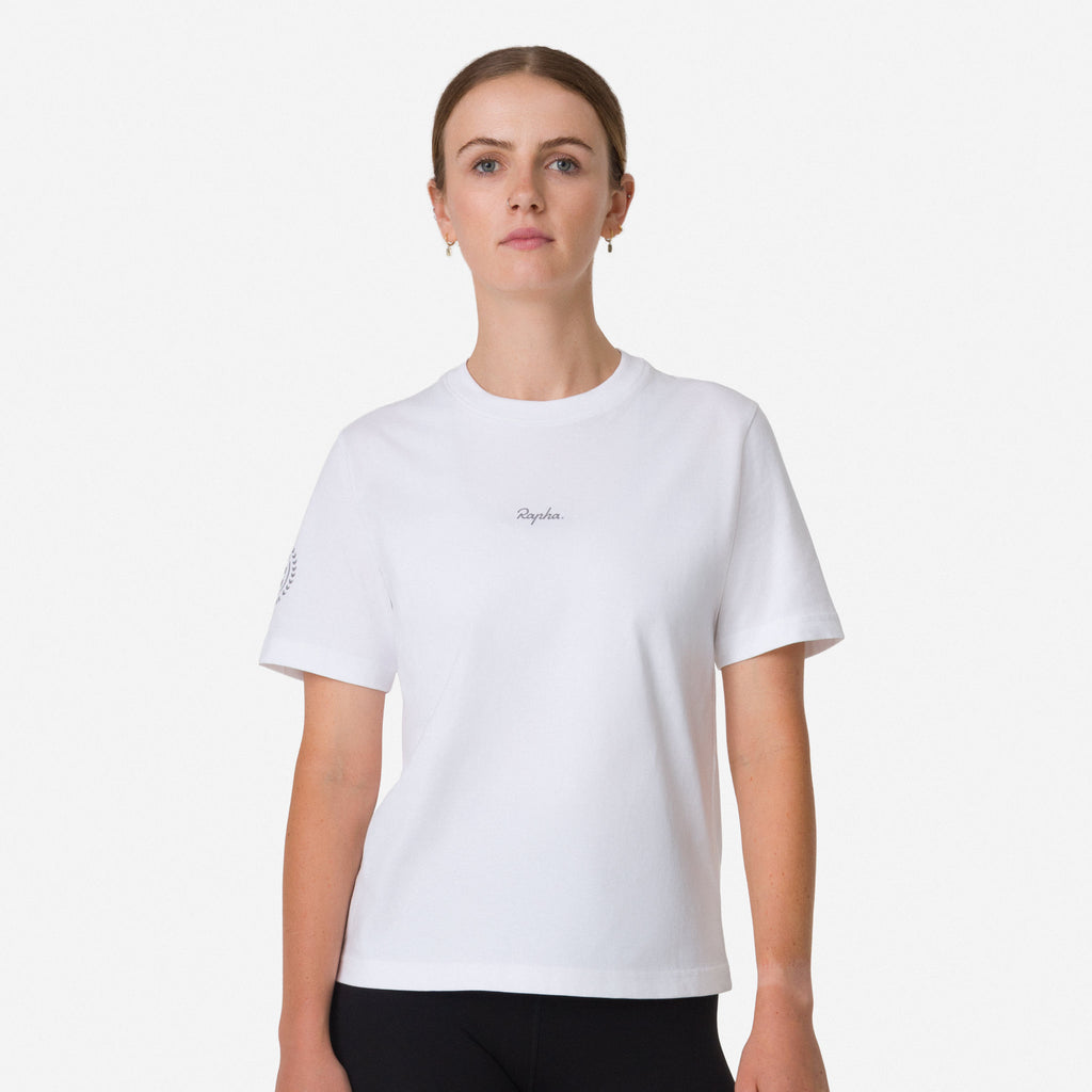 RCC 10 Women's Short Sleeve Tee - White/Grey